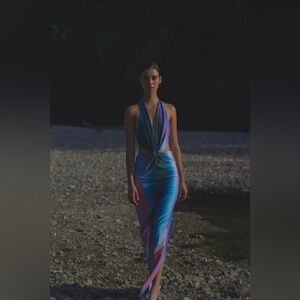 Baobab Collection Multicolor Halter Dress